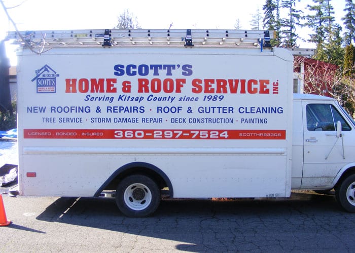 Scott's Home & Roof Service's Truck